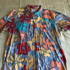 Vans Hawaiian print shirt